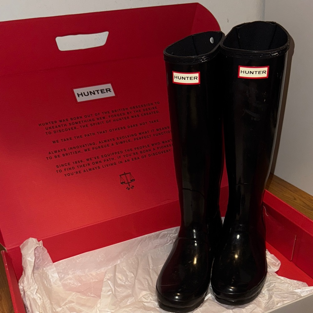 Hunter Black Women's Winter & Rain Boots